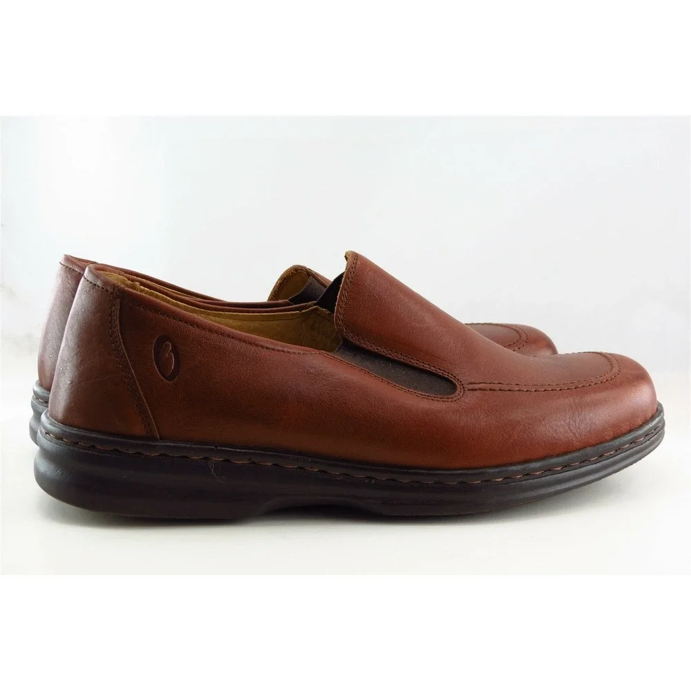 World Blend‎ Loafers & Slip Ons Brown Leather Men Shoes Size 42 Medium